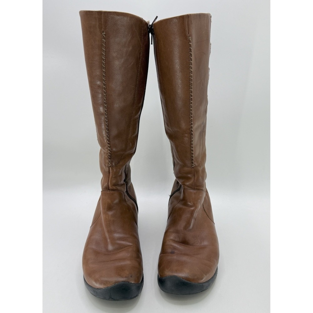 Keen Bern Baby Boot Size 10.5 41 Brown Leather  Zip Adj Buckle SEE PHOTOS - Picture 4 of 16